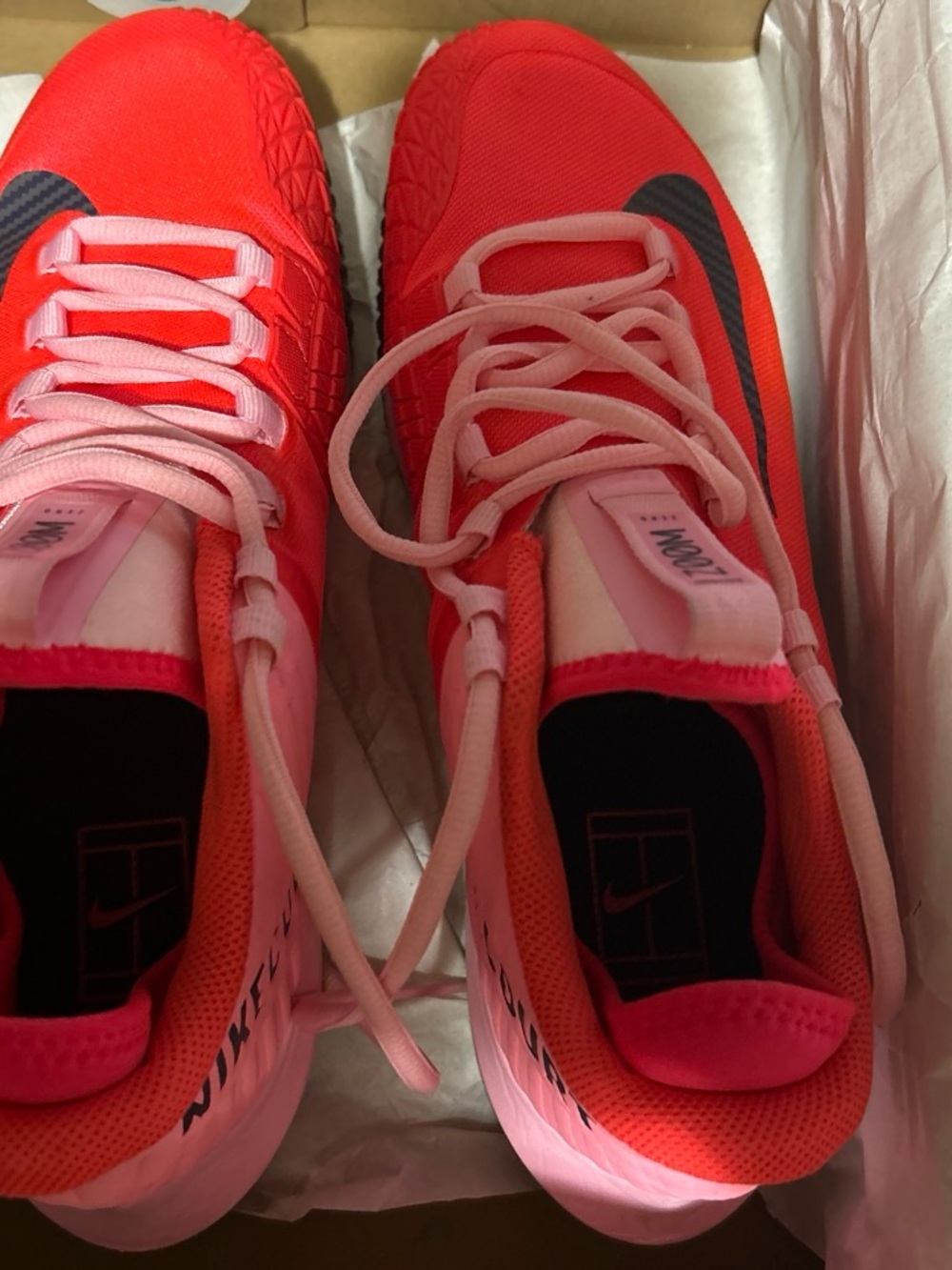 Nike Women’s Athletic Shoes - Red with Pink Accents